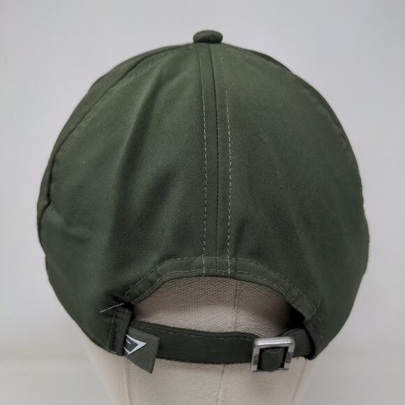 Gymshark Slideback Hat Green One Size Adjustable 6 Panel Polyester Blend - Picture 5 of 8